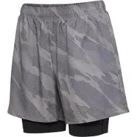 Hummel Pantalon de sport gris / noir