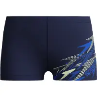 Speedo Medley Logo Swimming Boxer Bleu 7-8 Years Garçon