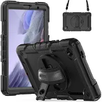Accezz Coque arrière Defender XT Samsung Galaxy Tab A7 Lite - Noir