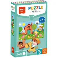 APLI Puzzle éducatif "The Farm", 24 pièces (24 pièces)