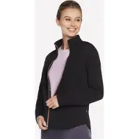 SKECHERS Veste à capuche sans capuche GoWalk Shine JA78-BLK