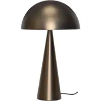 Hubsch Lampe de table Mush haute en laiton bruni