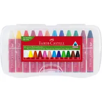 Faber-Castell Craies de cire Jumbo ensemble de 12 (3 ans+)