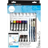 Adlibris Simply Set d'aquarelles 25 pcs