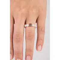 Purelei Bague 'Shiny Bloom' or rose / blanc perle