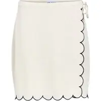 Object Jupe 'OBJSanne' noir / blanc cassé
