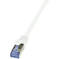 Logilink Professional CQ3081S Câble patch , cat. 6A, S/FTP, 7,5 m, blanc