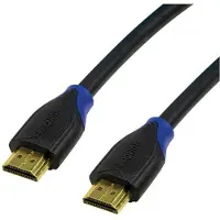 Logilink High Speed with Ethernet - Câble HDMI avec Ethernet - HDMI mâle pour HDMI mâle - 1 m - noir - support 4K