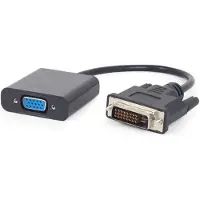 24hShop Dvi — VGA, Adaptateur données + vidéo, Noir