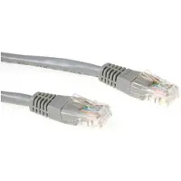 ACT - Câble de raccordement - RJ-45 (M) bis RJ-45 (M) - 3 m - UTP - CAT 5e - Grau