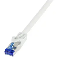 Logilink C6A101S Patchkabel Ultraflex, Cat.6A, S/FTP, weiß, 15 m