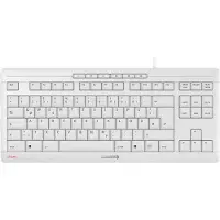 Cherry TAS STREAM KEYBOARD TKL Corded DE-Layout grau