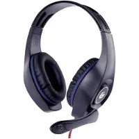 Gembird GHS-05-B headphones/headset Wired Head-band Gaming Black, Blue