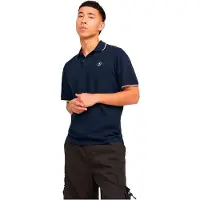 Jack & Jones Polo à Manches Courtes Hass Logo