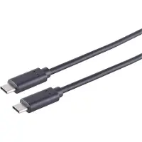 S-Conn S/CONN maximum connectivity Câble de connexion USB-C--Câble USB 3.2 USB type C mâle vers USB type C mâle, Gen 2x2 blanc, 1,5m (13-48156)