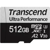 Transcend TS512GUSD340S SD microSD Card 512GB SDXC USD340S w/Adapter
