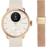 Withings ScanWatch 2 - 38 mm Sable et Or rose, 1,6 cm (0,63"), OLED, 34,6 g
