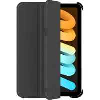Just in Case Tri-Fold Apple iPad mini 7 Book Case Noir