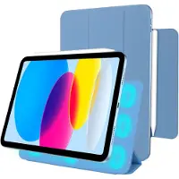 Just in Case Magnetic Trifold Case Apple Ipad 2025 (11th Gen) / 2022 (10th - Bleu