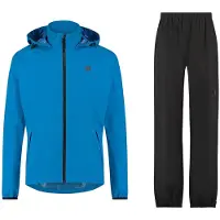 Agu Ensemble de veste et pantalon de pluie Go Rain, couleur bleue, taille L pour homme