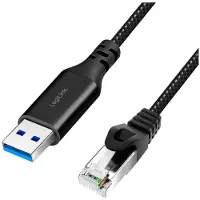 Logilink CU0405 USB 3.0 Ethernet-Kabel, A/M > RJ45/M, 1Gbit/s, 7,5m