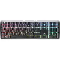 Cherry XTRFY MX 3,0S - Clavier - 100% - pleine taille - rétroéclairé - sans fil - USB, 2,4 GHz, Bluetooth 5,2 - QWERTZ - allemand - Commutateur de touches : MX2A Red - noir (G80-3872LJBDE-2)