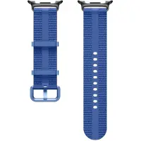 Samsung Bracelet Athleisure original pour Galaxy Watch 9 (40/44mm) / Watch 8 (40/44mm) / Classic (46mm) - Taille S/M - Navy