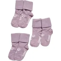 Hummel Chaussettes 'Mini Bee' orchidée / blanc