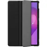 Cazy Housse pour Tablette compatible avec Lenovo Idea Tab - Étui TriFold Bookcase - Noir