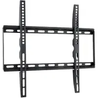 Techly Support mural mince fixe (Mur, 45 kg, 23" - 55"), Support mural pour TV, Noir