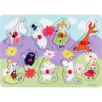 Muumi - Peg puzzle Spring (35527006) (9 pièces)