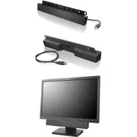 Lenovo USB Soundbar Noir 2.0 canaux 2,5 W