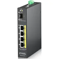 Zyxel RGS100-5P Non-géré L2 Gigabit Ethernet (10/100/1000) Connexion Ethernet, supportant l'alimentation via ce port (PoE) Noir