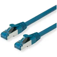 Value Patchkabel Kat.6A Class EA S/FTP PiMF LSOH blau 1m