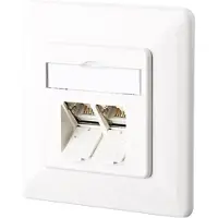 Metz IT CONNECT E-DAT C6 8/8(8) UP Cat.6 - Prise de raccordement, encastrée