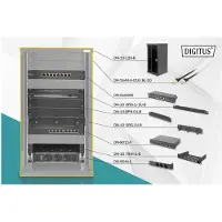 Digitus DN-10-SET-3-B Netzwerk-Set 254 mm (10")-12HE, 312x300mm (B x T)