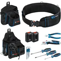 Bosch Professional 2xgwt And Belt Tool Bag Noir