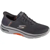 SKECHERS Hommes, Baskets, Slip-Ins : Arch Fit 2.0 - Gris Simplicité, Gris, Argent, (44)