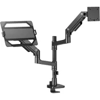 ACT AC8341 Bras d'Écran PC 49 Pouces avec Vérin à Gaz pour 1 Écran PC avec Support pour PC Portables