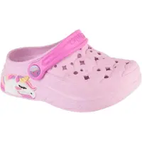 SKECHERS Unicorn Dreamer 308400N-LTPK, Tongs, pour filles, Rose