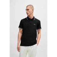BOSS T-Shirt 'Paul' noir / blanc