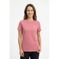 Jack Wolfskin Essential Short Sleeve T-shirt Rose S Femme