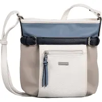 Tom Tailor Sac à bandoulière beige / crème / bleu