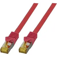 EFB Elektronik MK7001.7,5R RJ45 Patchkabel S/FTP,Cat.6A,LSZH,Cat.7 Rohk.,7.5m,rot