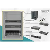 Digitus DN-10-SET-2-B Netzwerk-Set 254 mm (10")-9HE, 312x300mm (B x T)