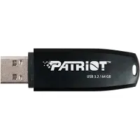Patriot Memory USB 64GB Xporter Core 3.2 PAT (64 Go, USB-A), Clé USB, Noir