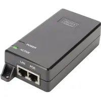 Digitus Poe+ 802.3at 30w Injector Noir One Size / EU Plug 220V