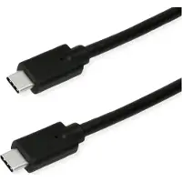 ROLINE GREEN ROLINE-GREEN Câble USB 20Gbps (3.2 gen 2x2) USB C(M) - USB C(M), PD 100W, TPE, 0.5m, noir (11.44.9070)