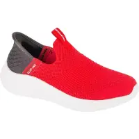 SKECHERS Kinder Slip-On ULTRA FLEX 3.0 SMOOTH STEP rouge, taille 27 (403844L)