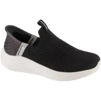 SKECHERS Slip-Ins Ultra Flex 3.0 - Smooth Step 403844L-BKW, Baskets, pour filles, Noir